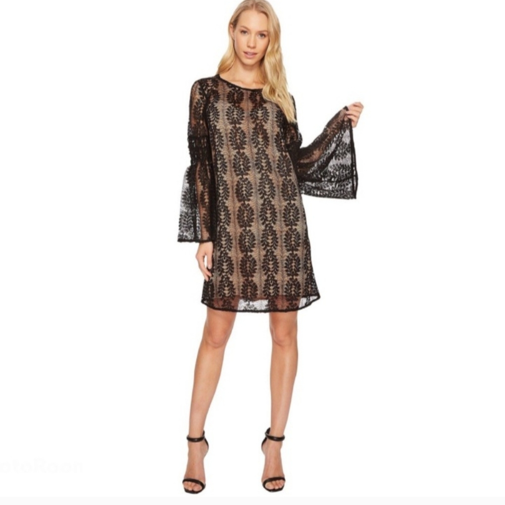 MICHAEL Michael Kors Black Lace Mini Dress